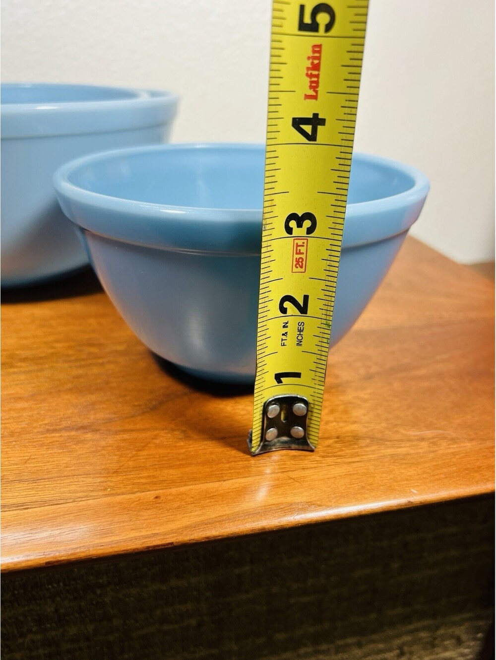 Vintage Pyrex Delphite Bluebelle Nesting Bowls 401 403 HTF - Picture 11 of 15